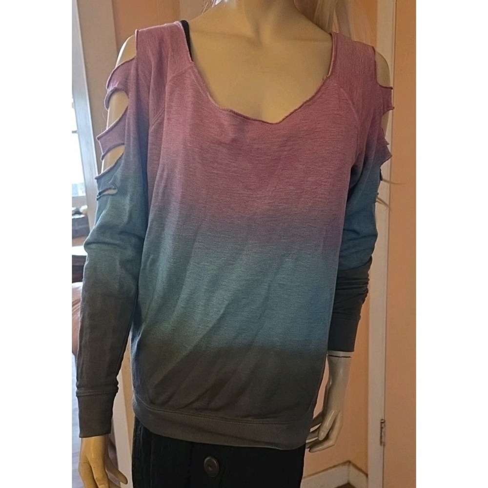 Y2K Venus Sleeve Cut Out Sweater Top‎ Women's M 2000's Casual  Grunge